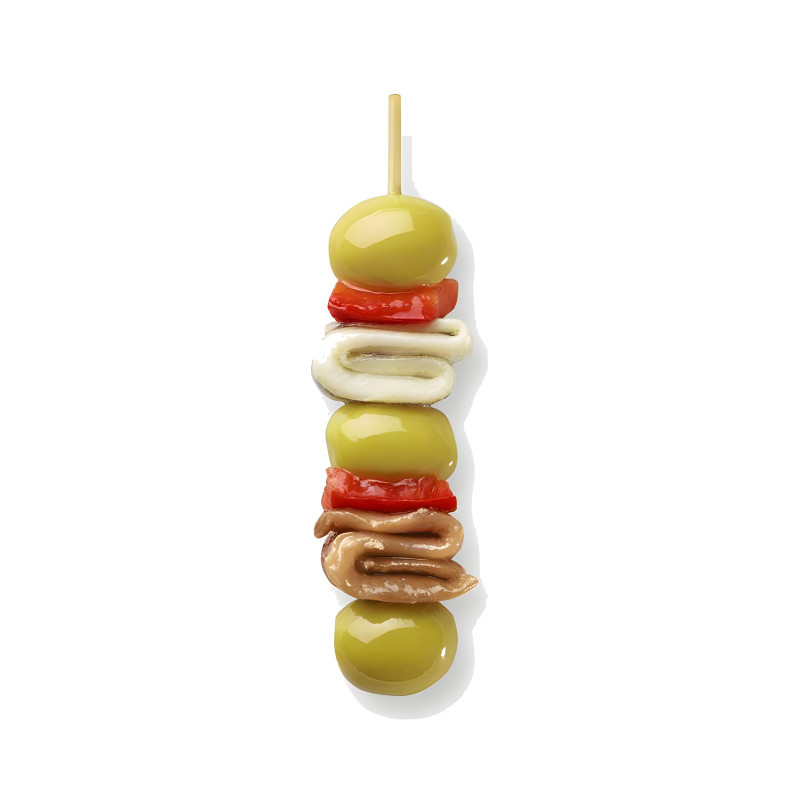 Pincho Doble Mixto (Anchoa y Boquerón)