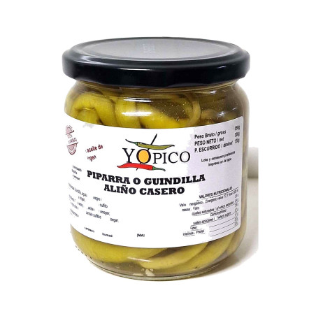 Piparra Aliñada en Aceite de Oliva